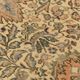 Vintage Turkish rug in red and beige with floral medallion, 199 × 288 cm