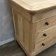 Louis Philipe 4-drawer chest of drawers, airbrushed