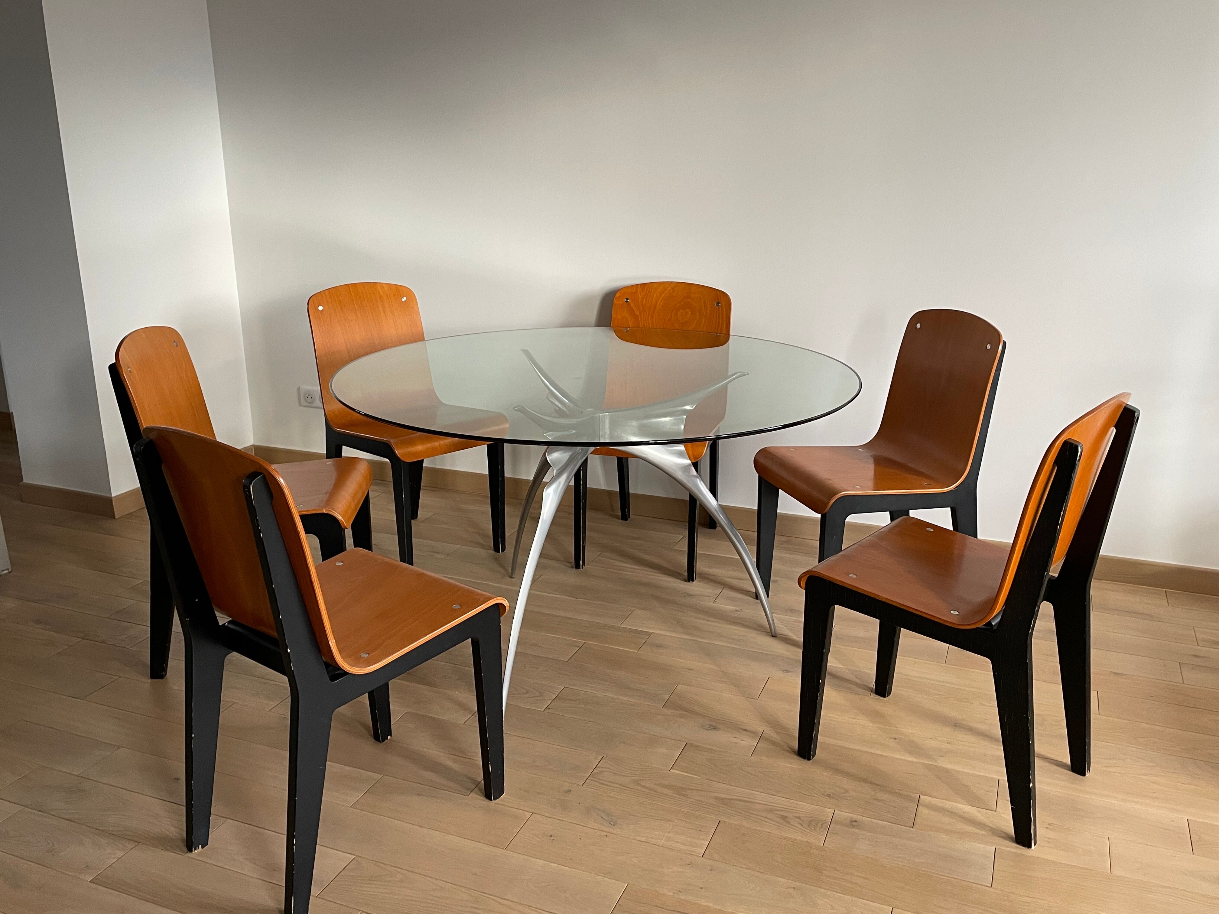 Table ronde Water par Bernard Dequet, 1970