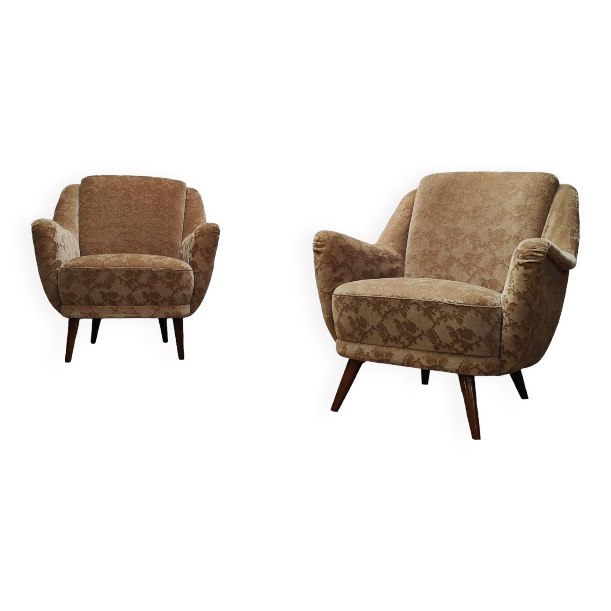 Twee Mid Century fauteuils