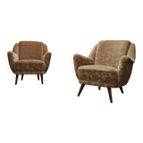 Twee Mid Century fauteuils
