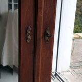 Vintage Parisian glass cabinet.