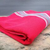 Vintage vermilion Basque tablecloth 180X130