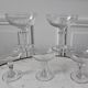 Lot of 5 20s crystal champagne glasses