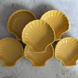 Set of 6 shell-shaped ramekins