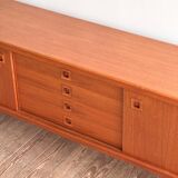 Enfilade danoise vintage en teck par H.W. Klein pour Bramin, années 60