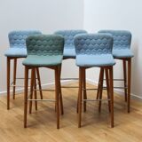 Set of 5 Téa stools, Sancal