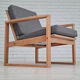 1970s, danish armchair, reupholstered, furniture wool, beech wood