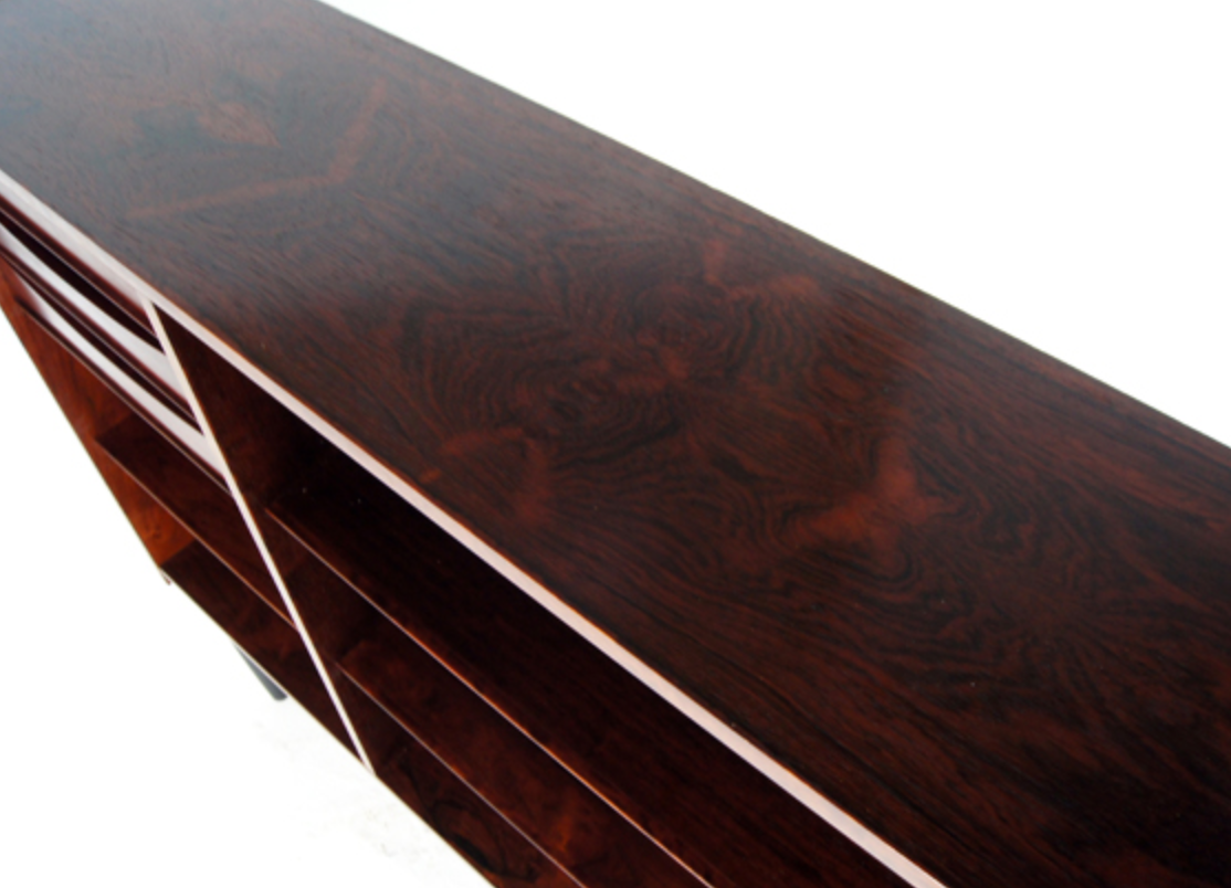 Bibliothèque en palissandre livre unité murale armoire