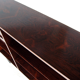 Library in rosewood book unit wall cabinet