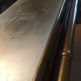 Bar in wood and zinc + stool