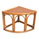 Rattan corner cabinet