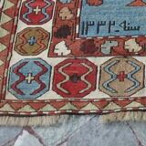 Antique soumak carpet signed and dated 150x106cm