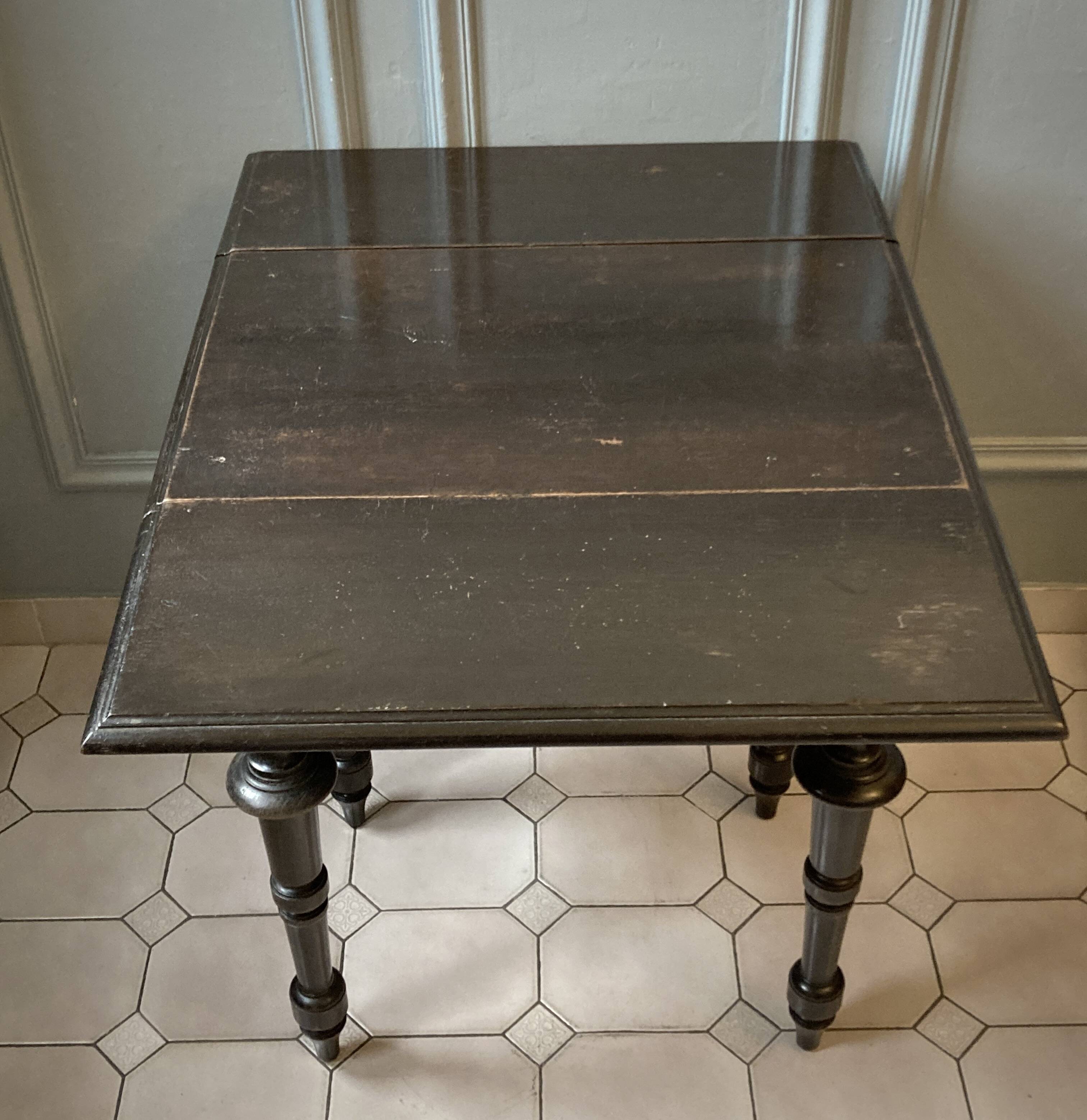 Folding table 1870 Gueret Frères