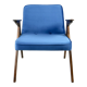 Blue Ocean Bunny Armchair by Józef Chierowski 1970s