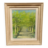 Brémond: oil painting on panel from the first part of the 20th century