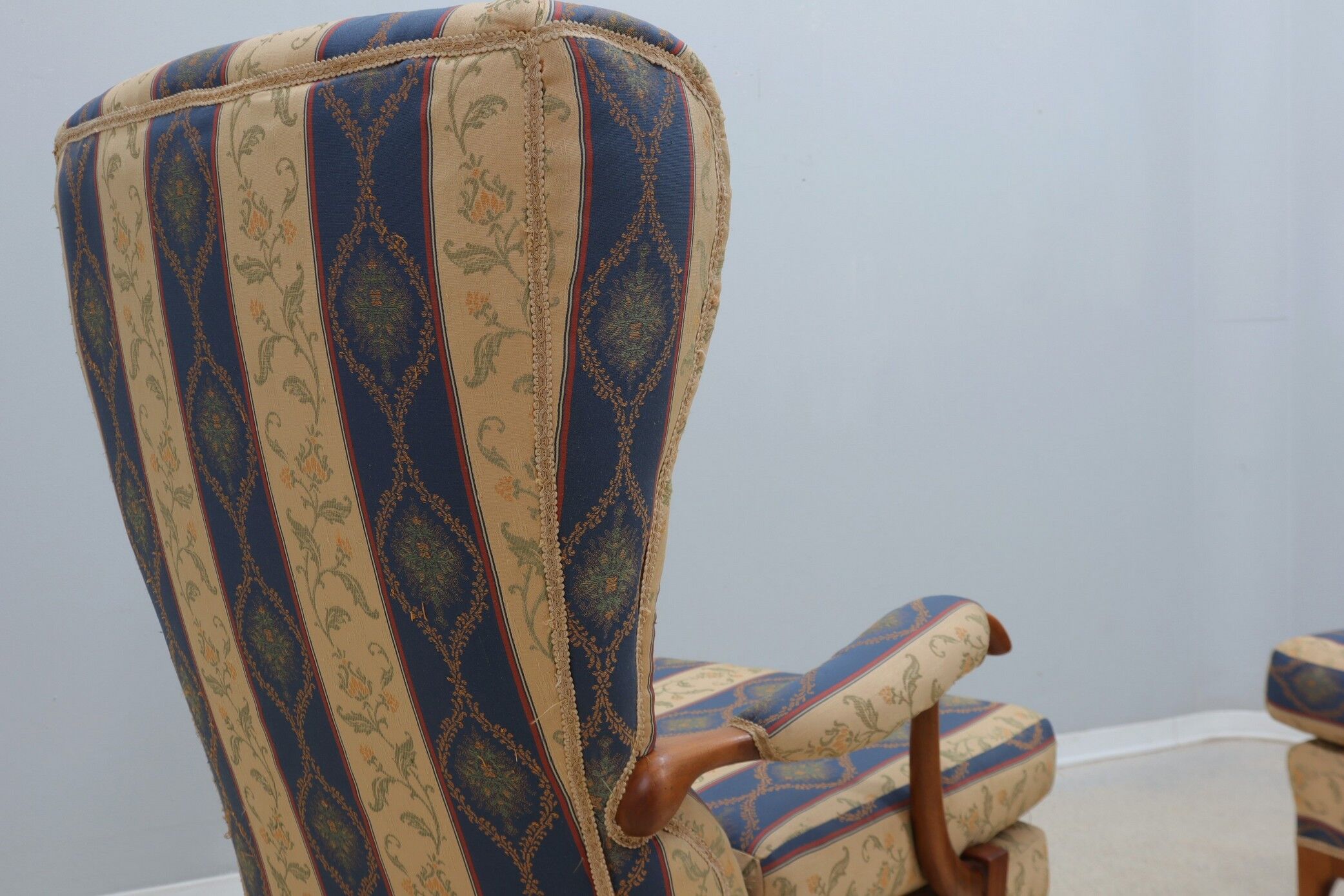 Mid century high back armchairs FRAMAR 1950s