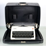 Olympia typewriter with suitcase