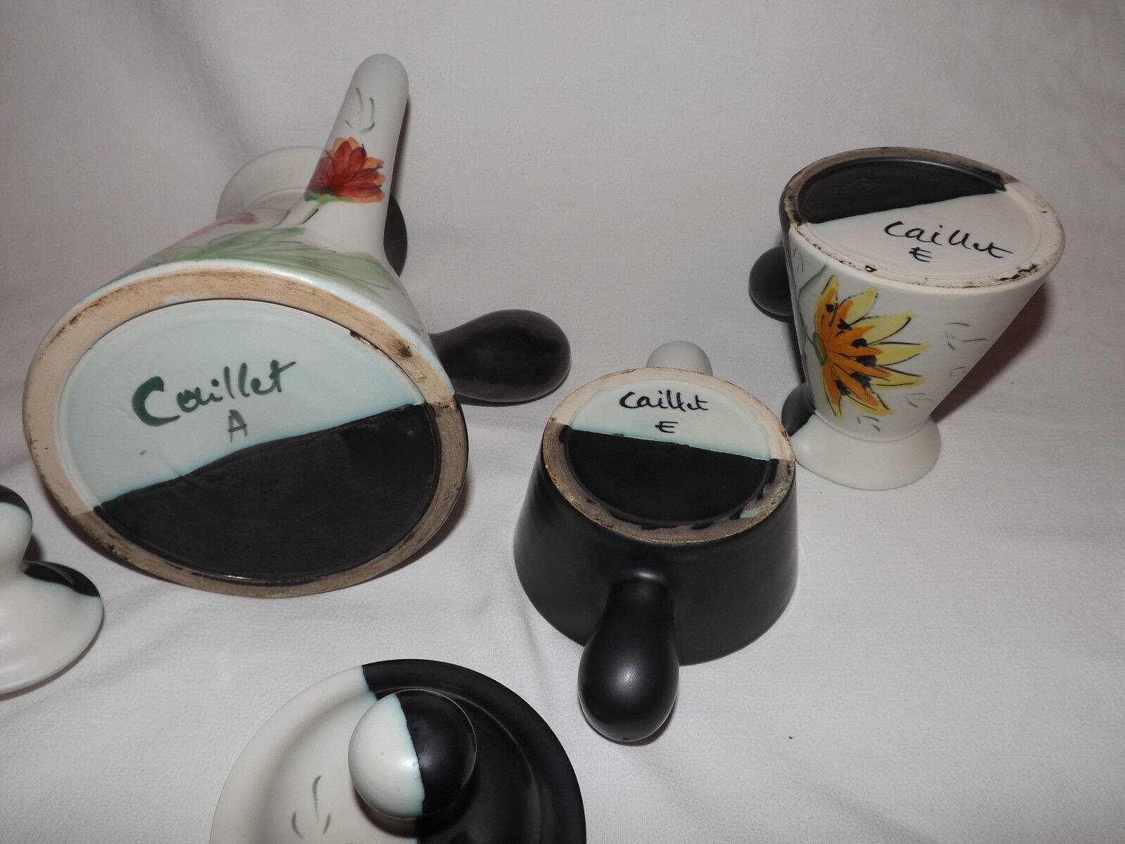 Service à café Vintage Caillet Vallauris 70's