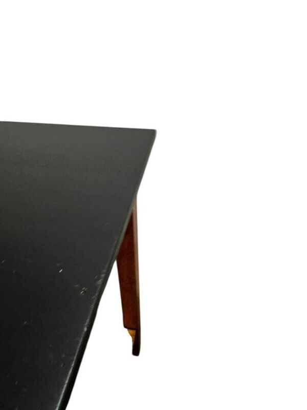 Table haute vintage en bois / table de bar / table d'appoint