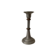 Antique candle holder in pewter and brass
