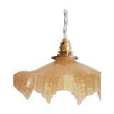 Yellow Clichy glass suspension