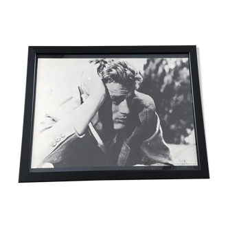 Black and white photo James Dean "East of Eden"