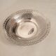 Openwork silver metal breadbasket