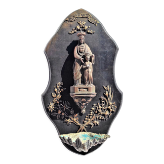 Font St Anne d'Auray in wood noici Napoleon III