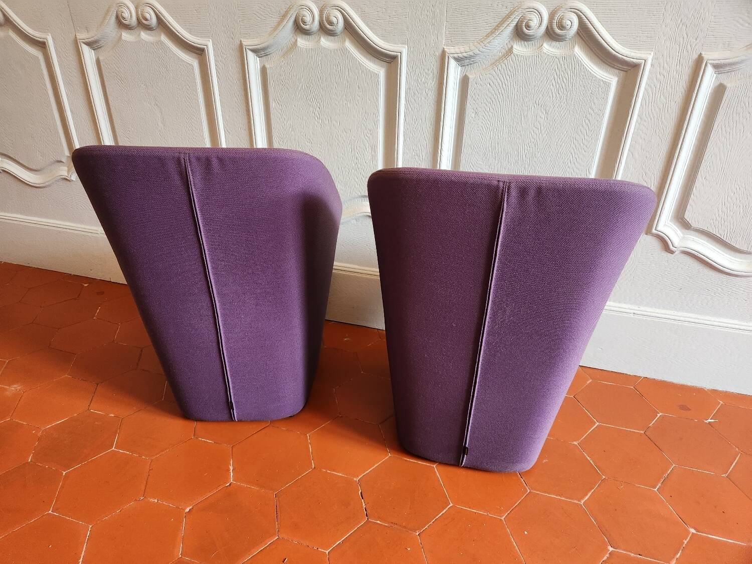 Pair of Log 365 armchairs by Pedrali