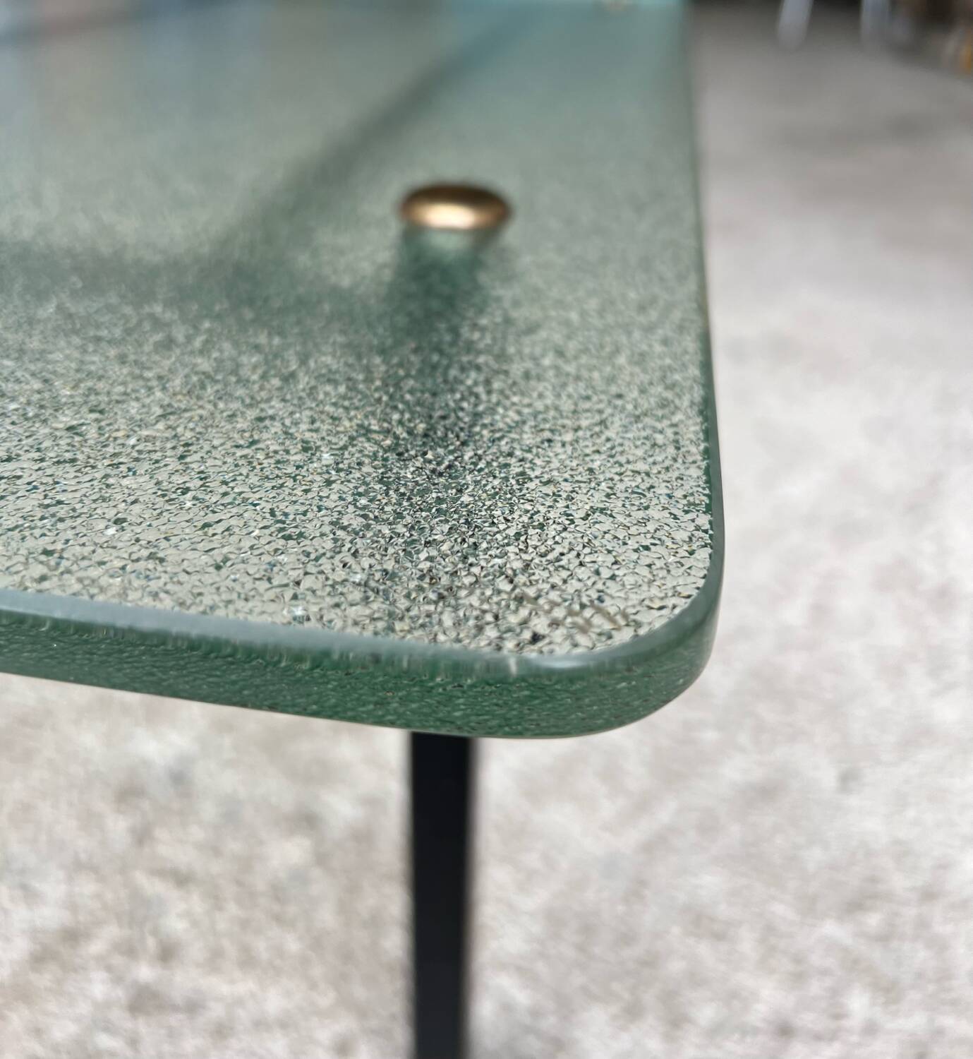 Vintage rectangular coffee table 1950