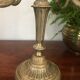 Pair of gilded bronze chandeliers