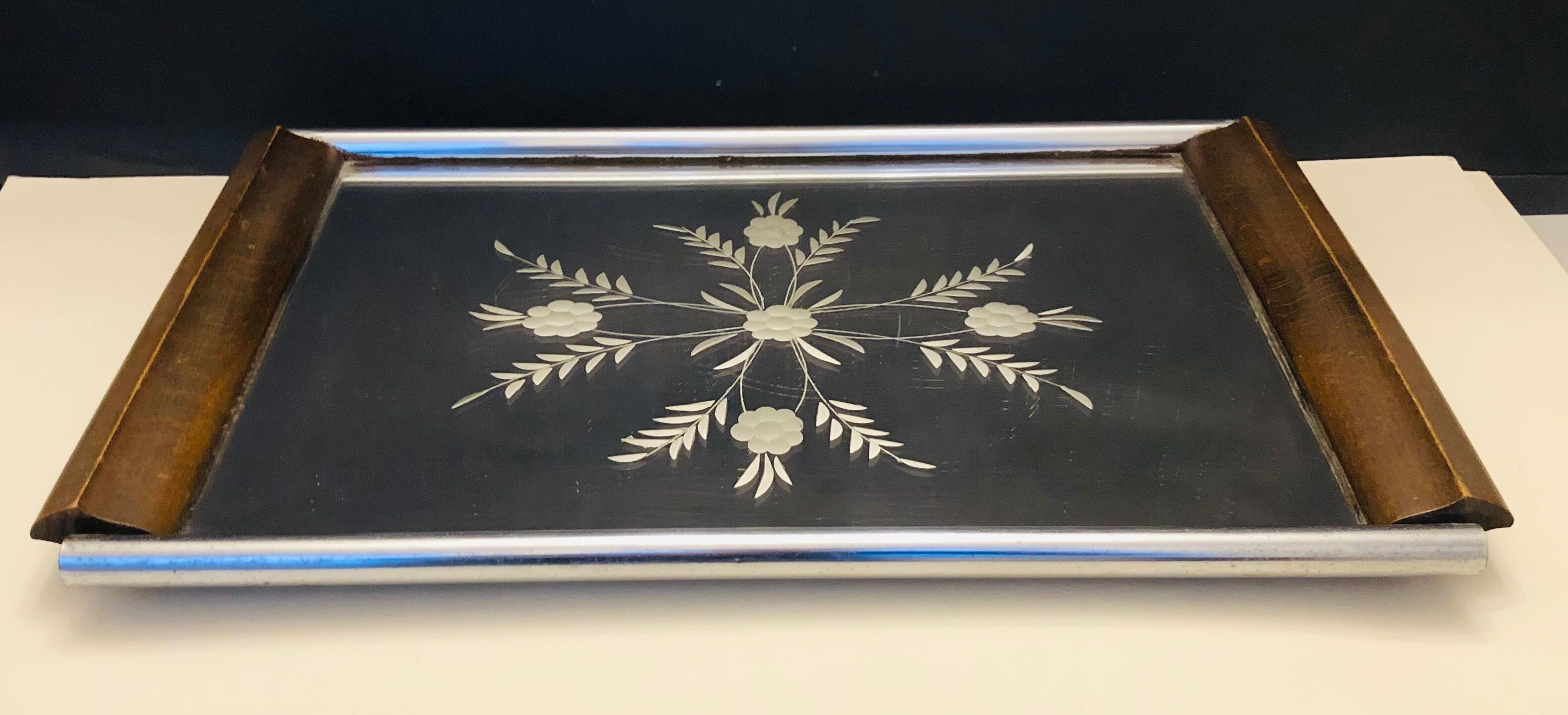 Art Deco mirror tray