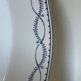 Pair of round dishes Boch La Louvière circa 1900