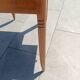 Vintage Scandinavian-style wooden table with drawer, 1950s-60s.