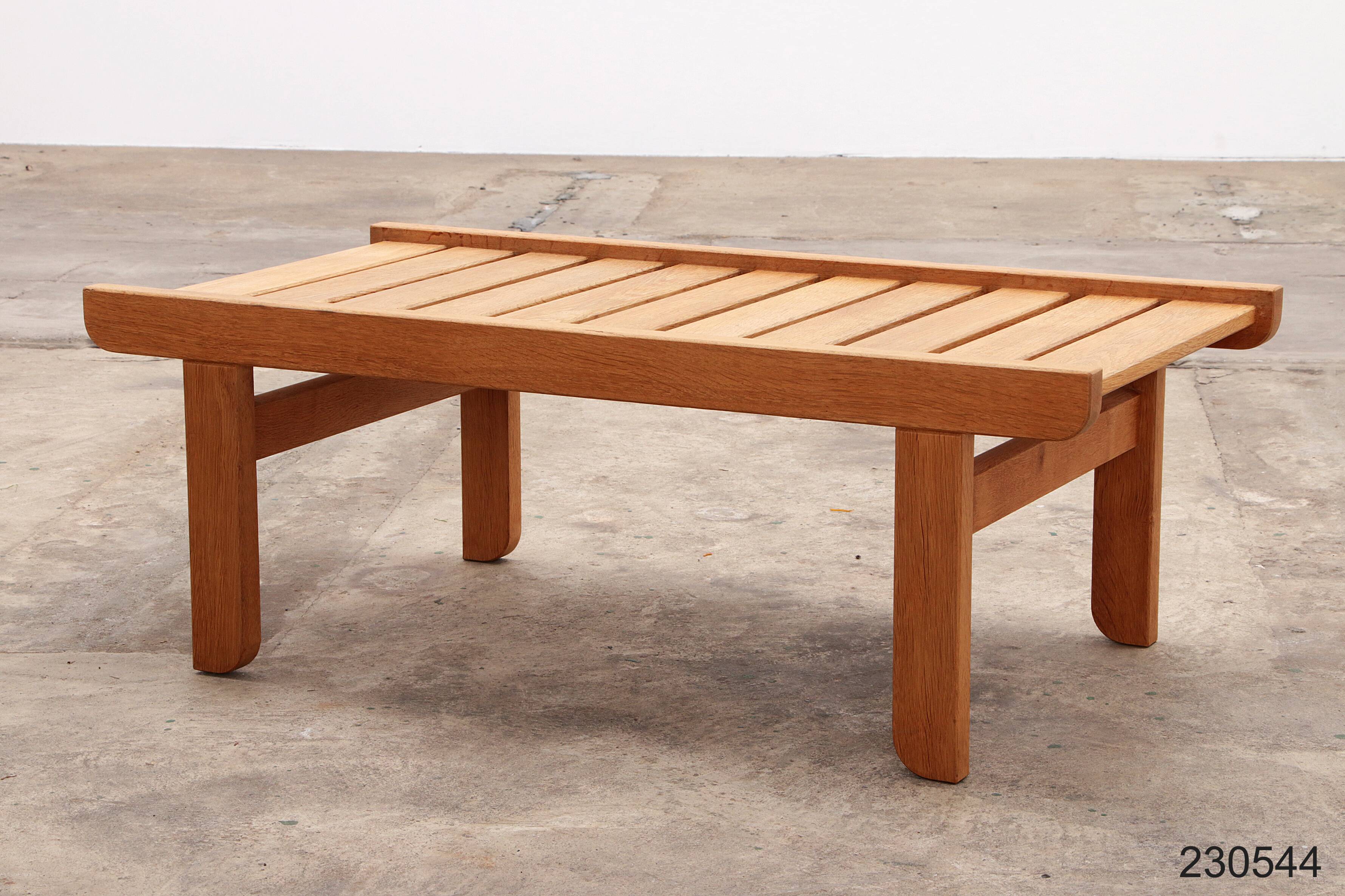 Bernt Petersen for Niels Eilersen bench made of oak, 1960