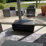 Taupe leather sofas