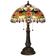 Round Tiffany table lamp Roses