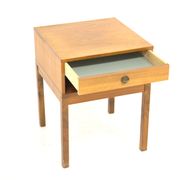 Walnut bedside table, Sweden, 1960