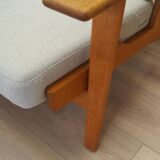Canapé en chêne, design danois, années 1960, designer : Hans J. Wegner, fabricant : Getama
