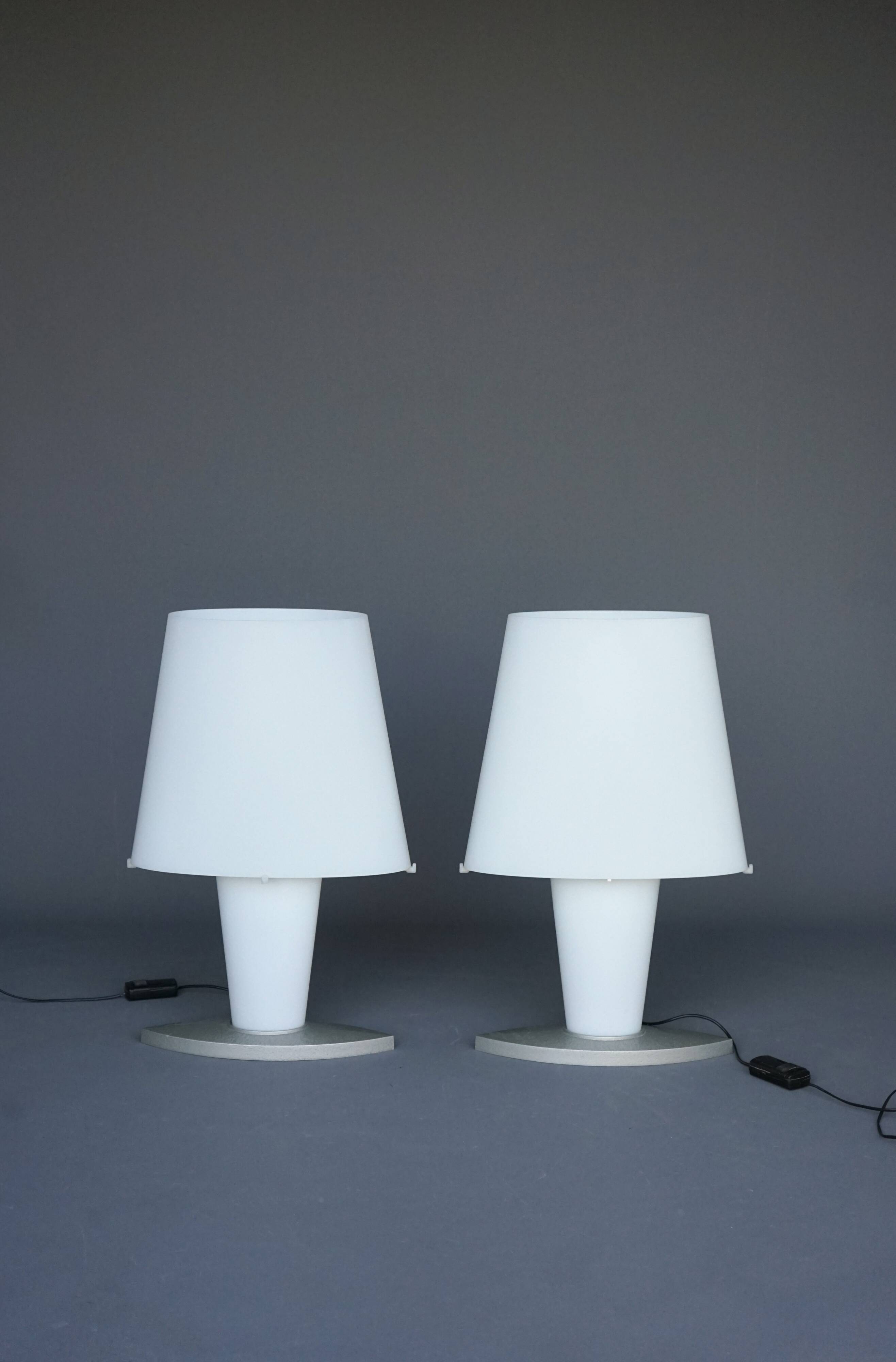 Lampes de Bureau Postmodernes par Daniela Puppa pour Fontana Arte, 1990s, Set de 2