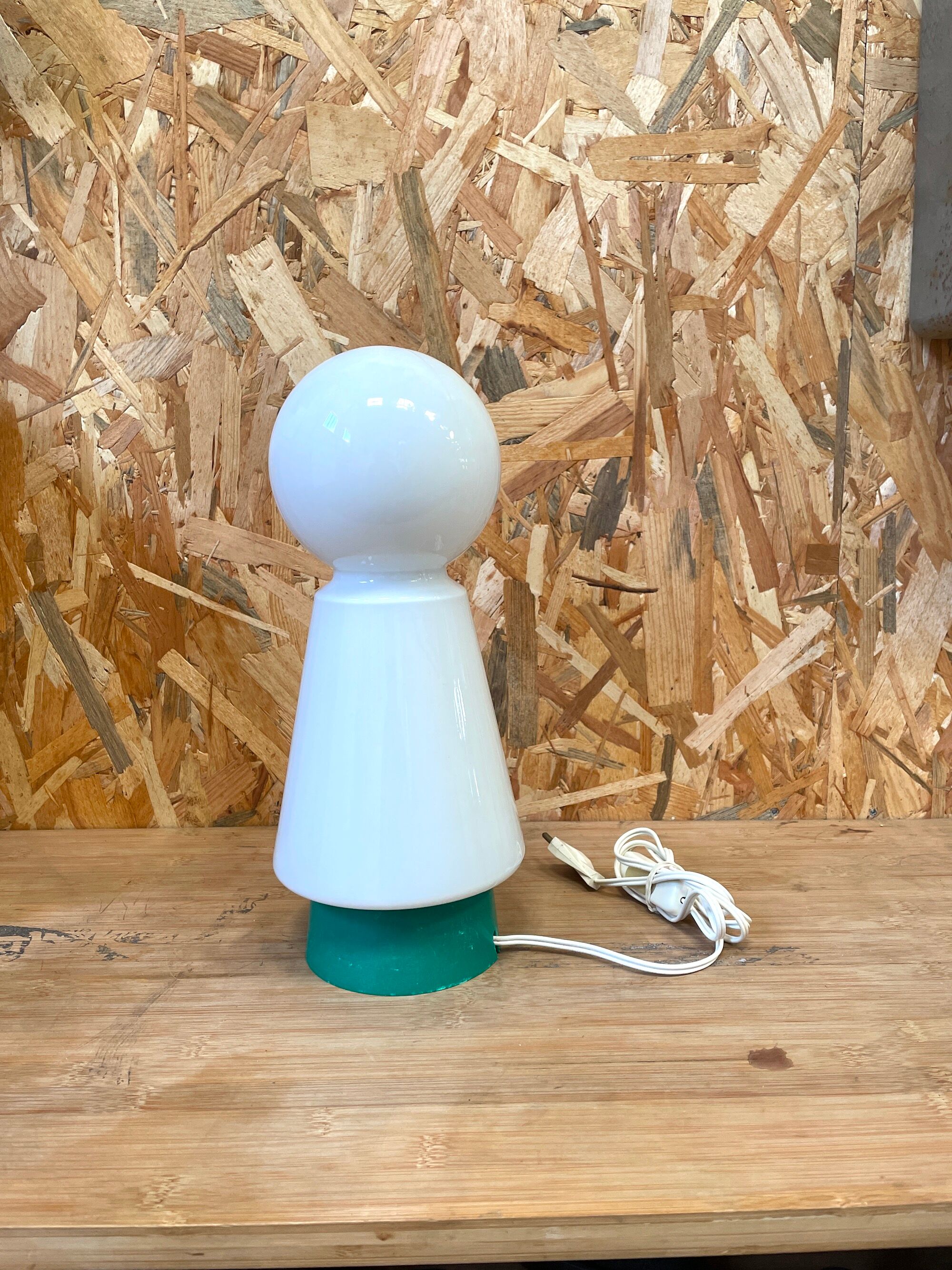 Vintage opaline lamp design - 1970s