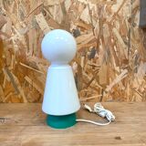 Lampe en opaline vintage design - années 1970