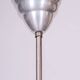 Bauhaus Chandelier in Chrome, Steel and Frosted Glass, Czech, 1930s