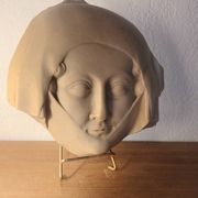 Funeral mask XIV - Official casting Louvre (1979) - Luminous patina