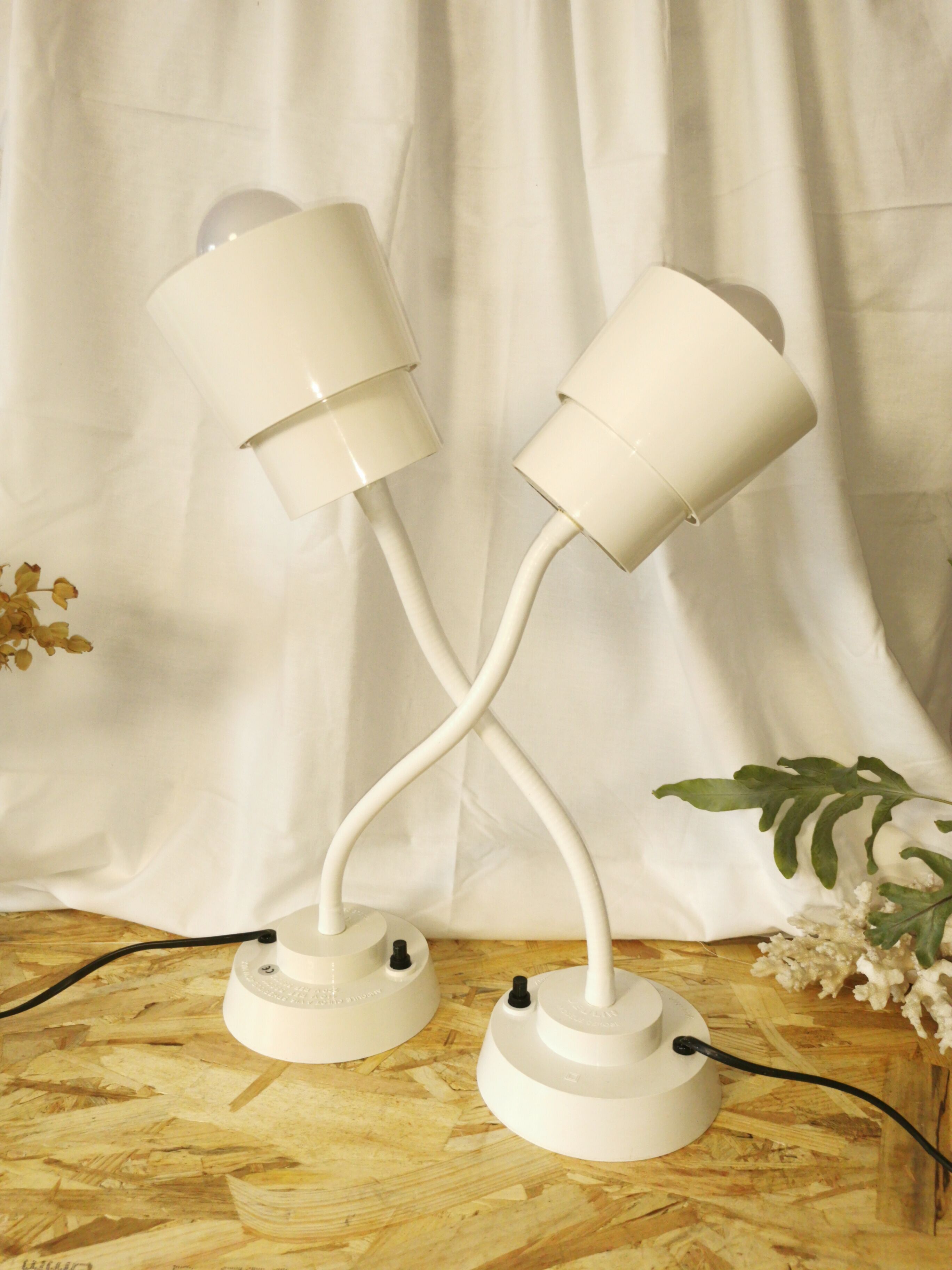 Lampes articulées de laboratoire, Jeulin, France, 1980