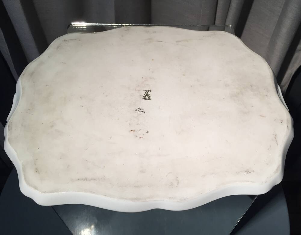 Lise model limoges porcelain presentation tray