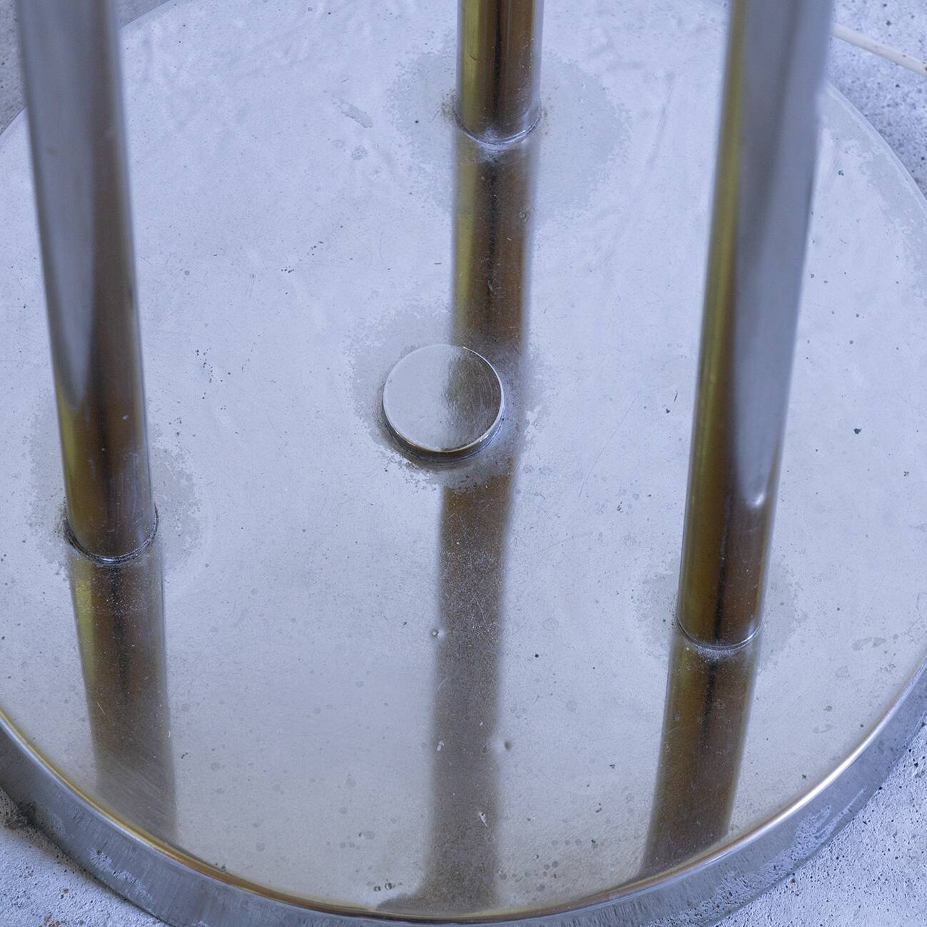 Sciolari chrome floor lamp circa 1970