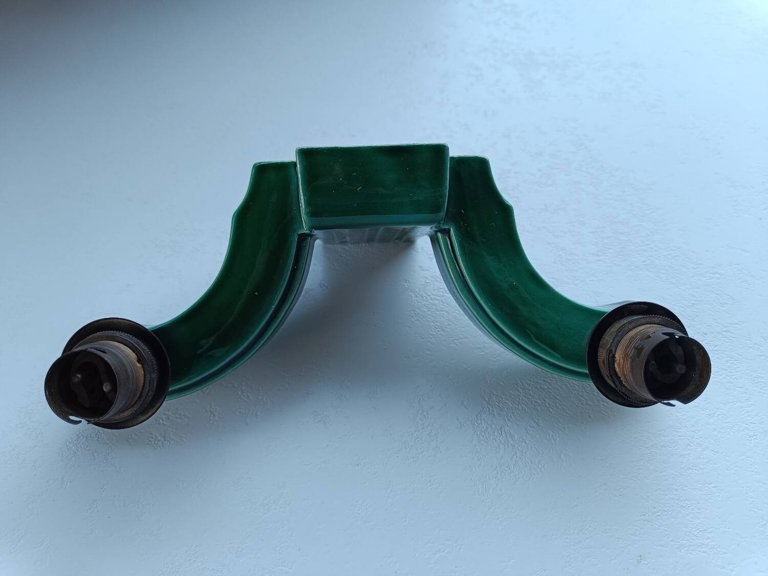 1950 ceramic wall light