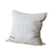 Hand-woven handmade pouf cover made from recycled cotton